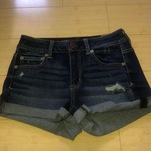 American Eagle Super Stretch Hi-Rise Jean Shorts